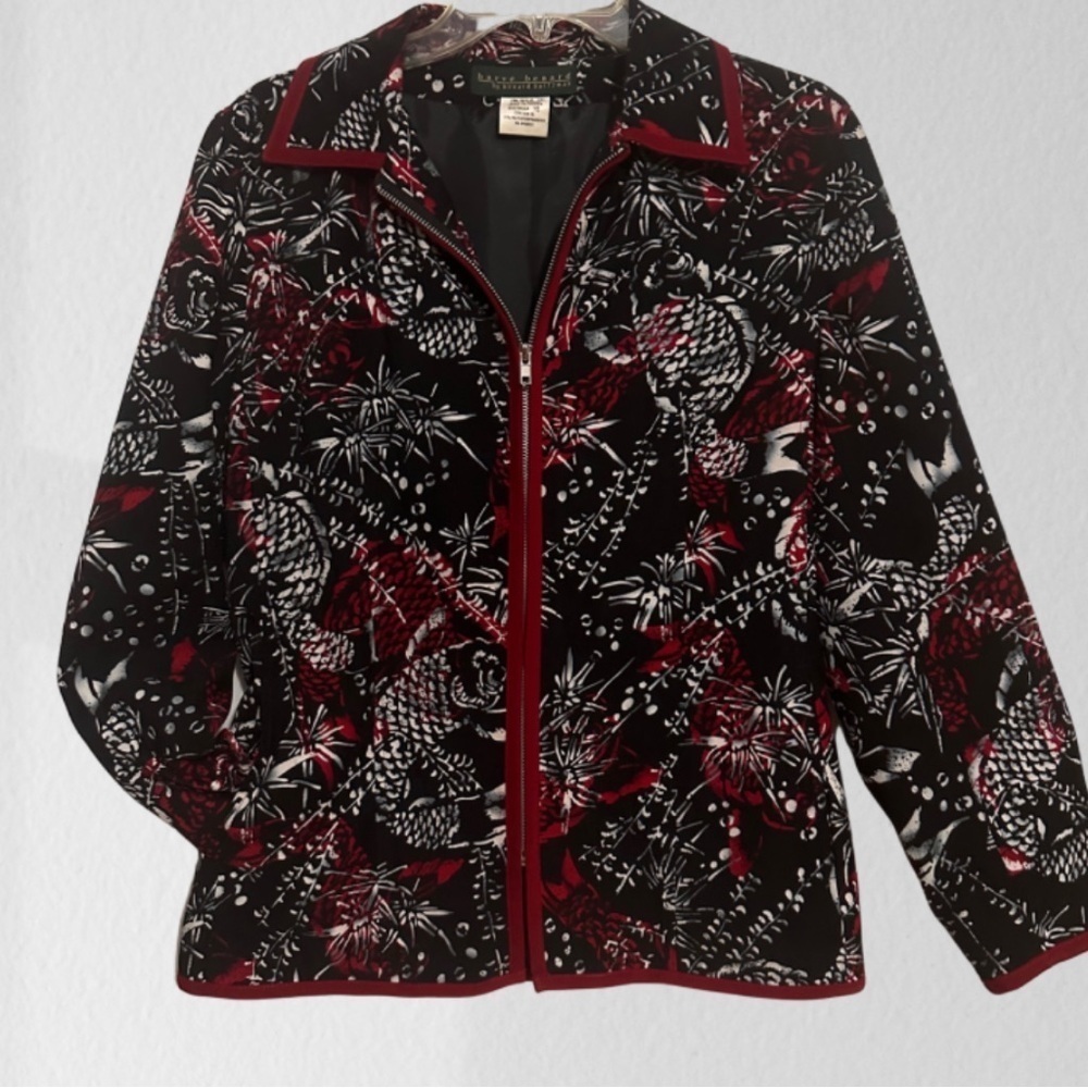 Women's Harve'Benard by Benard Holtzman Multicolor Blazer/Jacket SZ 10